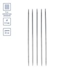 Спицы чулочные металл ⌀3.5 мм, 20 см, никель, Gamma MK5