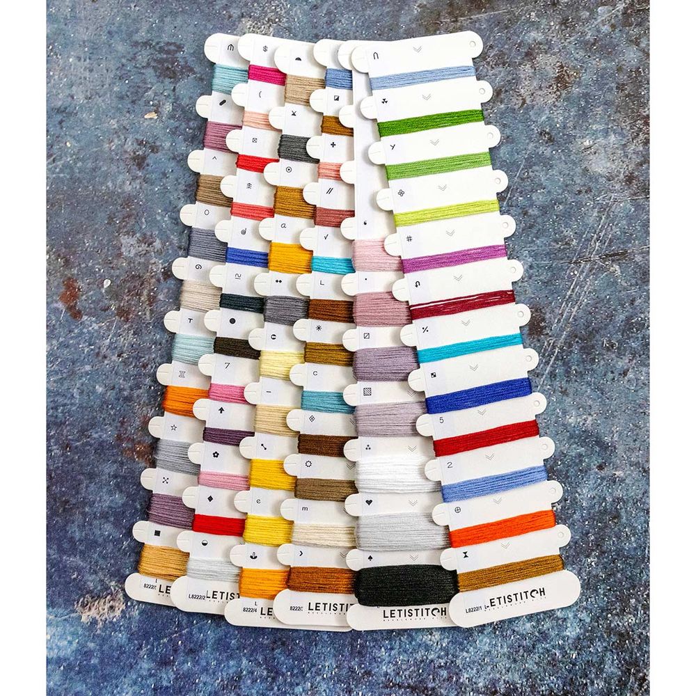 Набор для вышивания нитками LetiStitch L8222, Нью-Йорк, Таймс-сквер 38х27см