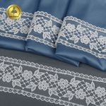 Кружево на сетке арт.40482 55мм цв.01 белый уп.12.9м, Kruzhevo