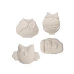 Заготовка гипсовая (набор) Совята, 5х8 ±2 см, 4 шт, Love2art ВА-01