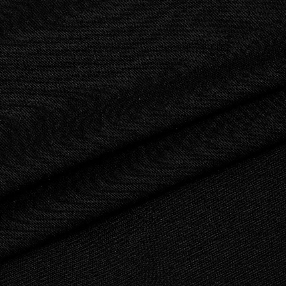 Футер 2-нитка петля поливискоза стрейч 220 г/м², 160 см / 3 метра, ФУТ2Х.TBY.ПЭ-ВИС.ЧЕР.3, цв.черный