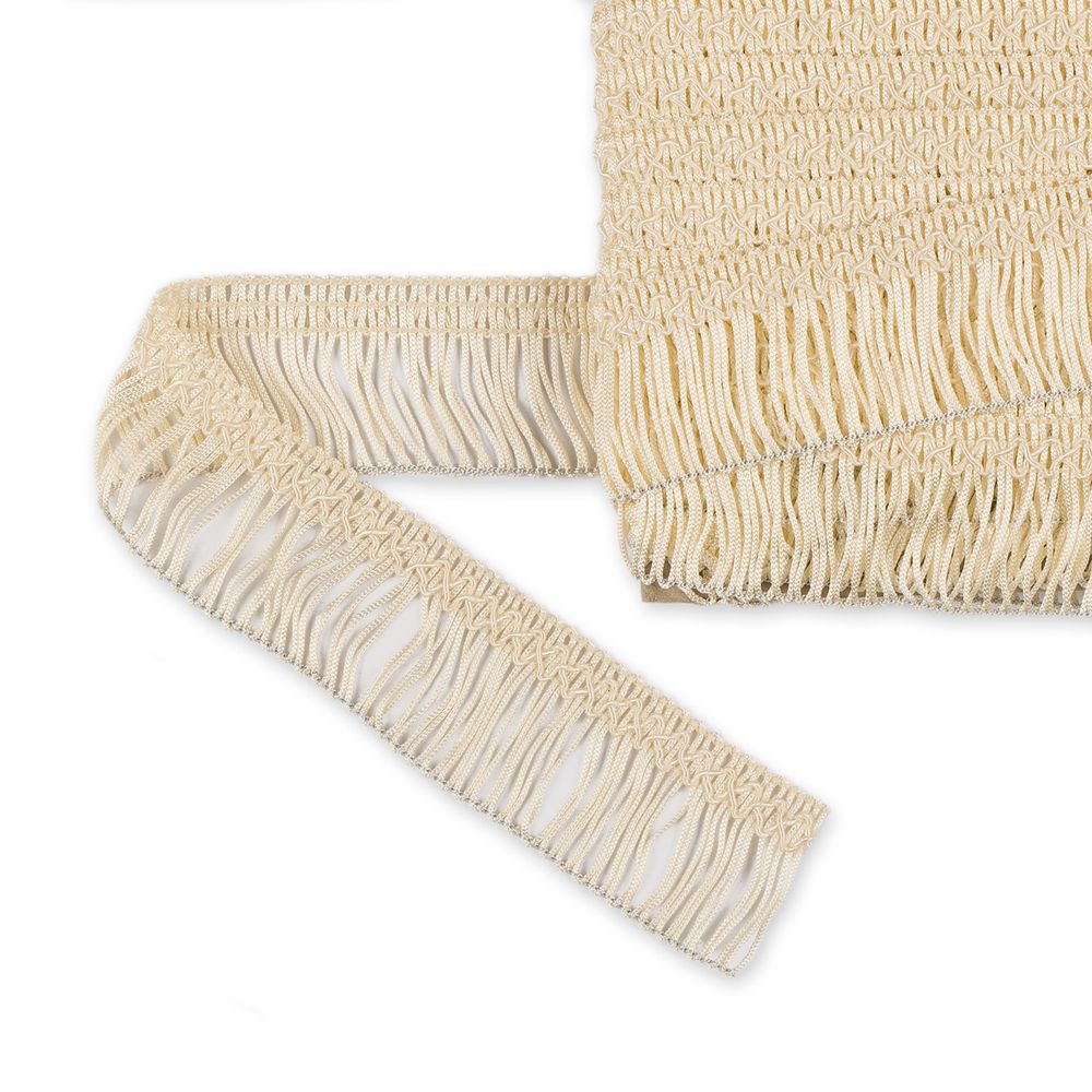 Бахрома отделочная 35.0 мм / 16 метров, 122 кремовый, Gamma А-08