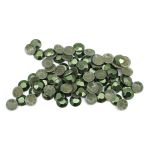 Стразы термоклеевые, 4 мм, ss16, 100 шт/упак (110 т.зеленый)