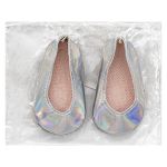 Туфельки 7х4х3см, пара (серебряный), DSS8261