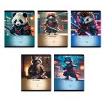 Тетрадь ученическая школьная A5 12 л. на скобе 65 г/м², белизна 100% 25 шт клетка, 01396 Самый смелый, Светоч Т74