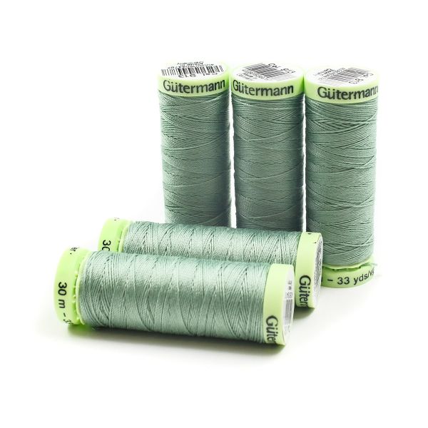 Нитки отделочные Gutermann Top Stitch, 30м, 913 бледный папоротник, 5 катушек