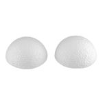 Заготовка из пенопласта Полусфера, ⌀11 см, 2 шт, DPZ-18 Love2art
