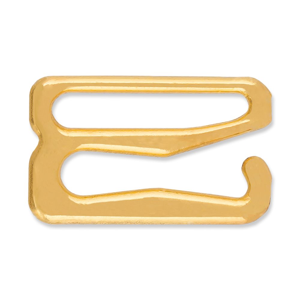 Крючки для бюстгальтера металл 12 мм, 50 шт, золото, Blitz HPK-12
