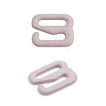 Крючки для бюстгальтера металл 8.0 мм, 20 шт, C154 светло-серый, ГВ1009