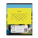 Тетрадь ученическая школьная, выборочный лак, A5 12 л. на скобе 65 г/м², белизна 100% 25 шт линия, 01442 Покорители бездорожья, Светоч Т179