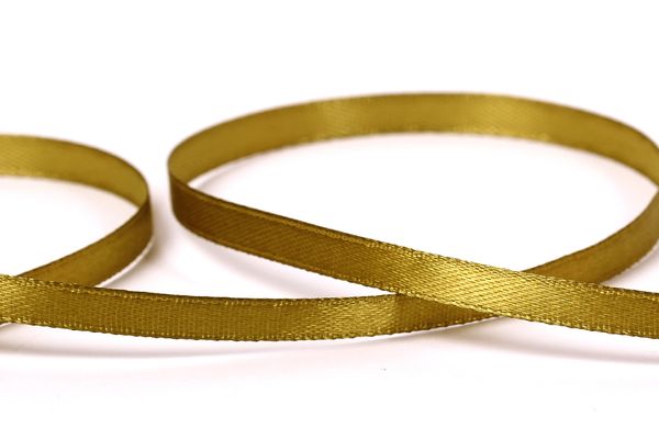 Лента атласная 1-сторонняя 6.0 мм / 33±2 метра, 087 зелено-хаки, Gamma