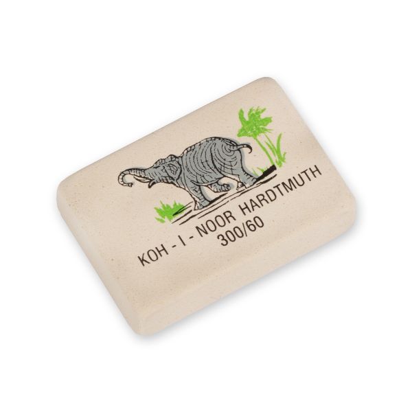 Ластик для чернографитных карандашей 300/60 60 шт, 0300060025KDRU, KOH-I-NOOR Hardtmuth