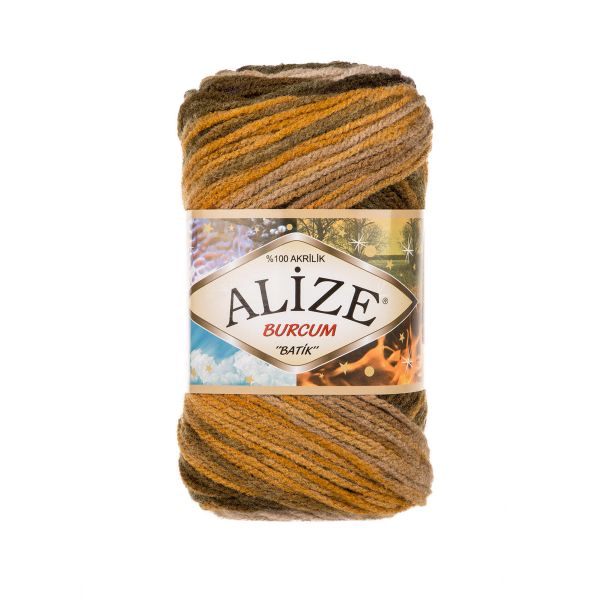 Пряжа Alize (Ализе) Burcum Batik / уп.5 мот. по 100 г, 210м, 5850 секционный A