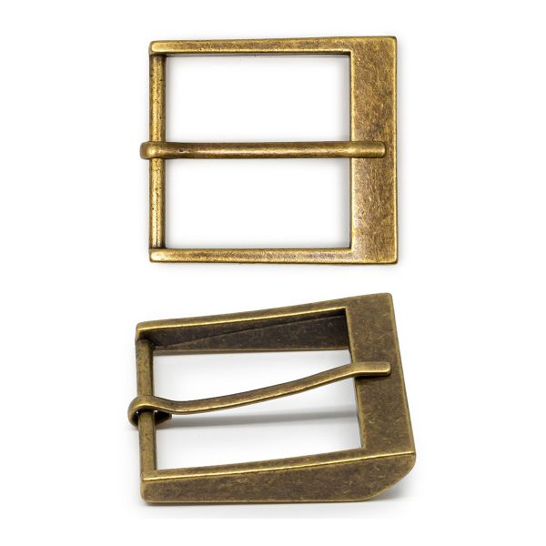 Пряжка ременная металл 40 мм латунь, металл, 2 шт, BIG