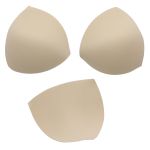 Бельевые чашечки для бюстгальтера треугольные б/уст., с равном. наполн., (8300), разм.42, 10 пар, 03-бежевый
