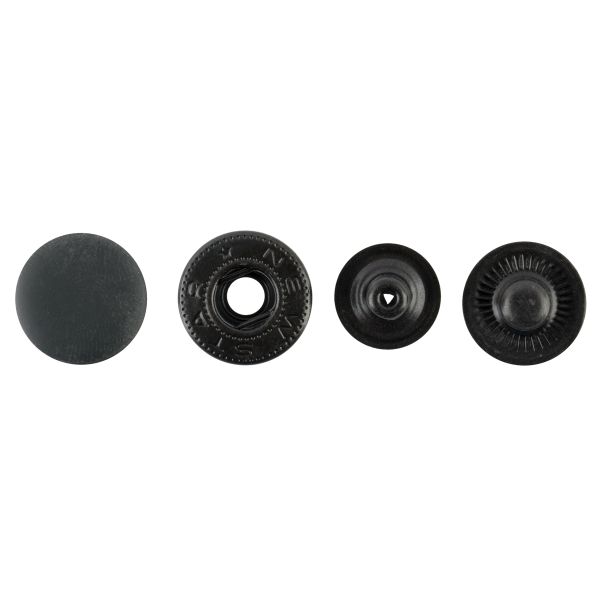 Кнопка Альфа (S-образная) ⌀15 мм, 72±5 шт, soft-touch металл, чёрный soft-touch, Micron