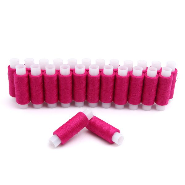 Нитки особо тонкие 50/2, 25 кат. по 200 метров, 575 ярк.цикламен