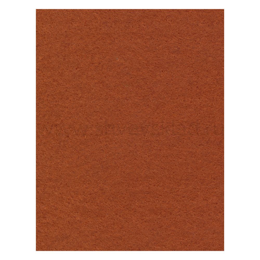 Фетр листовой 1.0 мм, 160 г/м, 23х30 см, коричневый, 1 лист