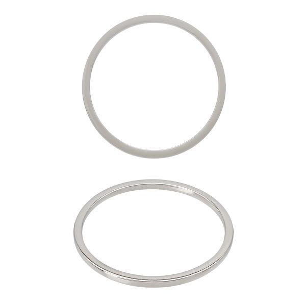 Кольцо литое металл in ⌀40 мм (46 мм внешн.), никель, 10 шт