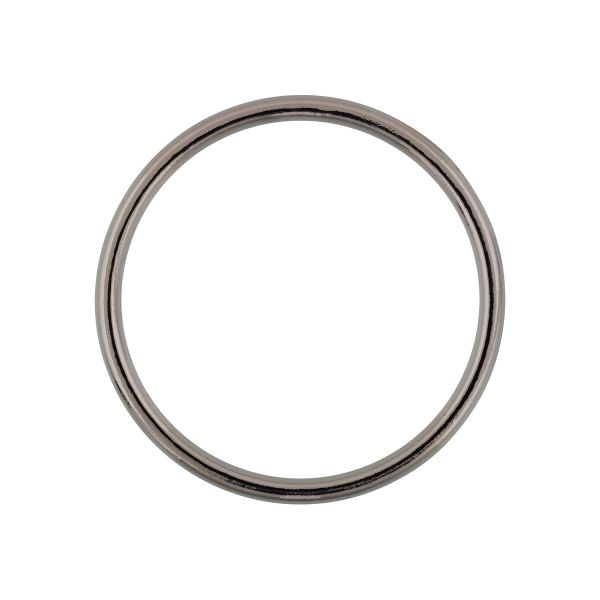 Кольцо литое металл in ⌀35 мм (34-36 мм внешн.), 10 шт, 06 черн.никель, Gamma GH 10/35