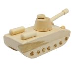 Заготовка для декорирования Танк 1, h6х13х5см, уп.1 шт