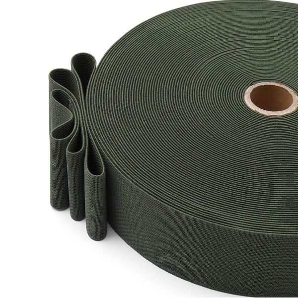 Резинка вязаная 50.0 мм / 25 метров, оливка