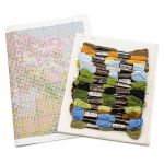 Набор для вышивания нитками Hobby&Pro, Летний полдень, 46х32 см