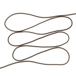 Резинка шляпная (шнур эластичный) ⌀2.0 мм / 30 метров, коричневый