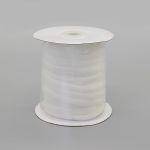 Лента бархатная (тесьма) 06.0 мм / 32.9±2 метров, 0081-0701 (8501 белый)