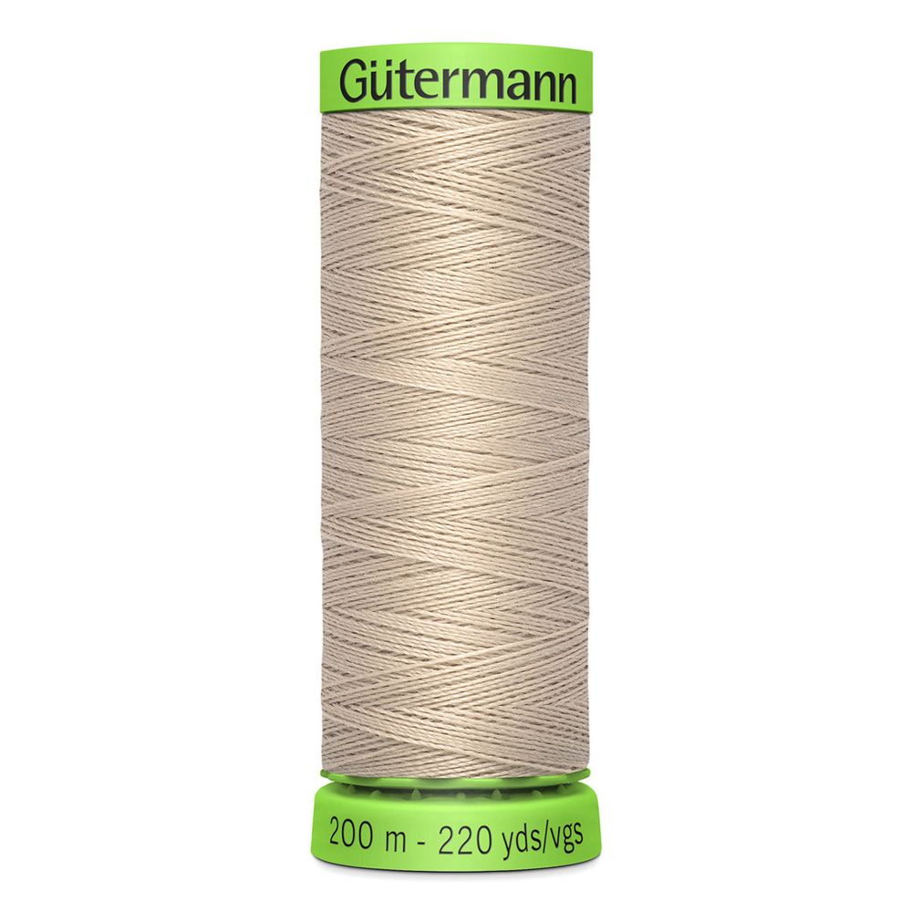 Нитки для тонких тканей Gutermann Extra Fine 150, 200м, 722 св.бежевый, 5 катушек