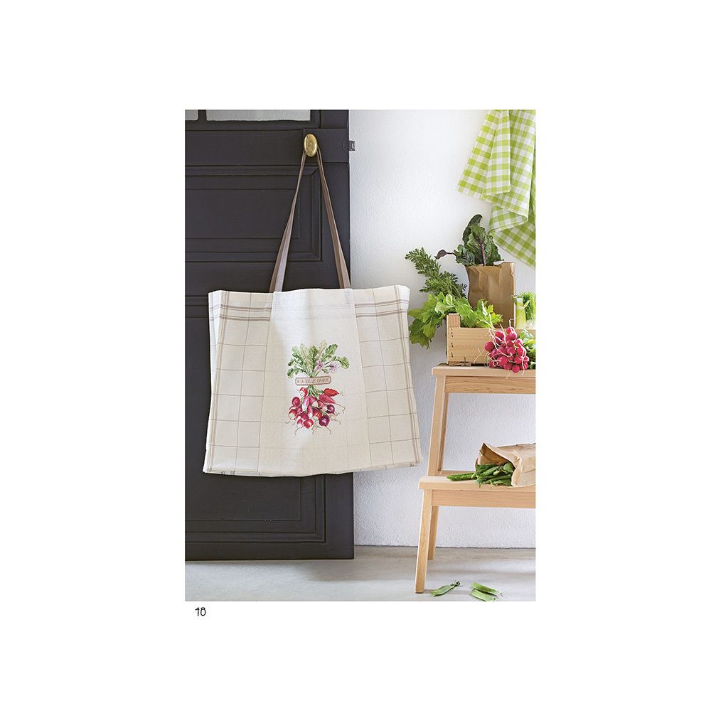 Книга. Французская вышивка крестом. Любимый огород от Вероник Ажинер. 978-5-00141-247-2 99906495