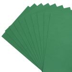 Фоамиран EVA-1010, 10 шт, 20х30 см, 1 мм., Astra&Craft (ZK-017/BK014 т.зеленый)