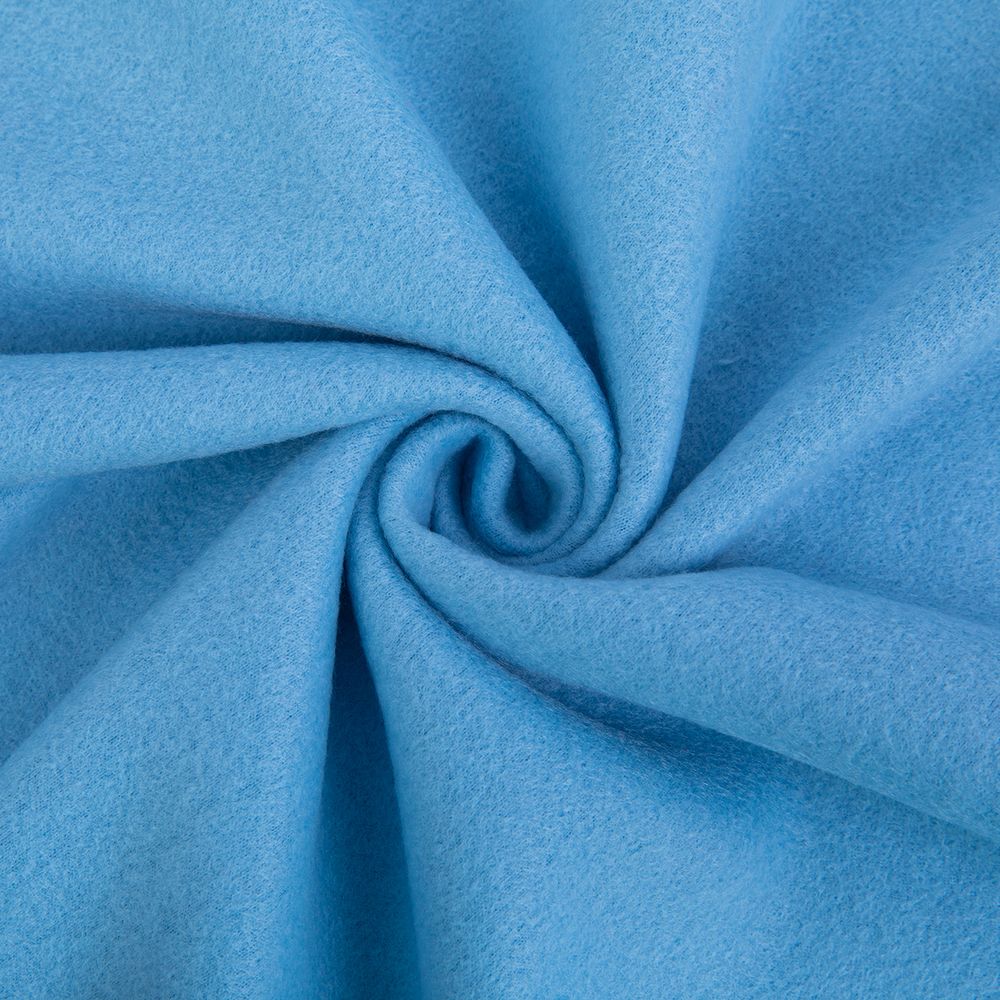 Флис 2-сторонний 280 г/м², 150х160±5 см, голубой/blue, Gamma FG-005N