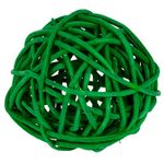 Шары декоративные из ротанга 5 см, 12 шт, №07 зеленый, Blumentag BRF-5