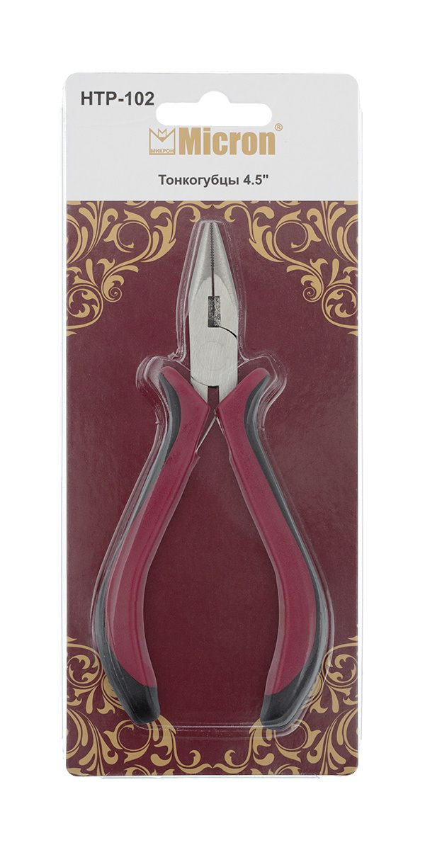 Инструмент для бижутерии: Тонкогубцы, 4.5 HTP-102, Micron