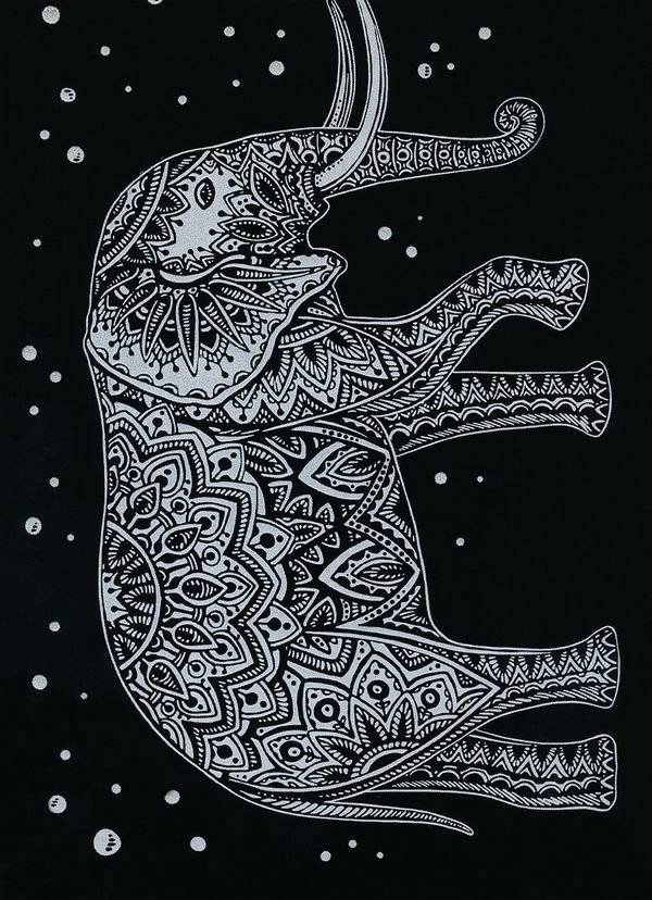 Набор для творчества Гравюра-блокнот Африканские зарисовки, 14х20 см, Hobbius GHPB-05