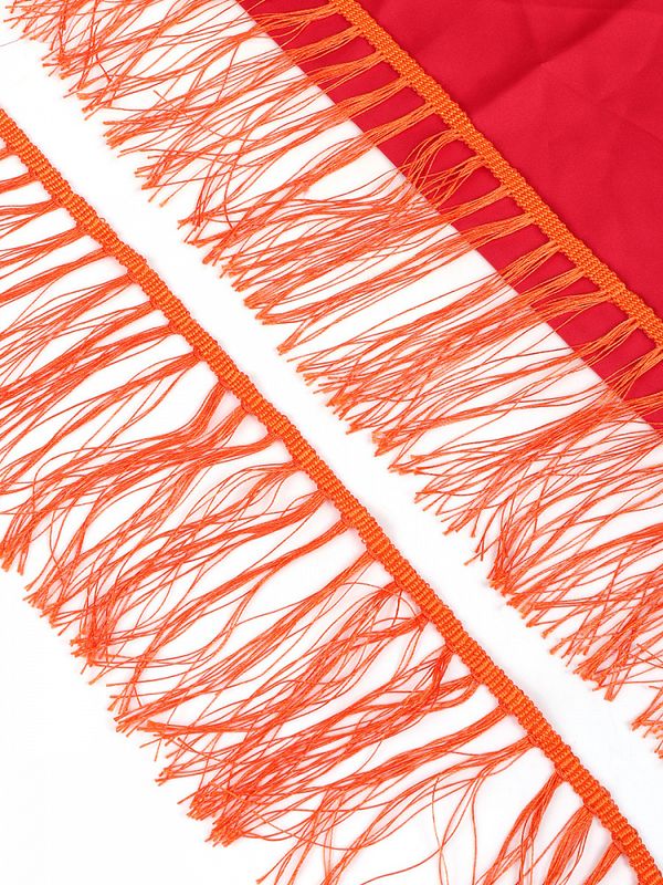 Бахрома отделочная 130.0 мм / 91.4 метра, красно-оранжевый