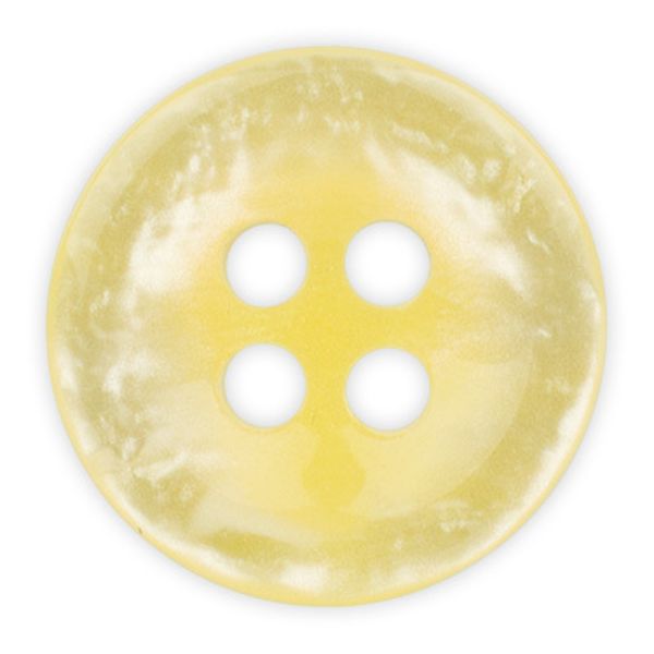 Пуговицы 4 прокола блузочные 11 мм, 40 шт, D802 св.желтый, Gamma JEY 0011