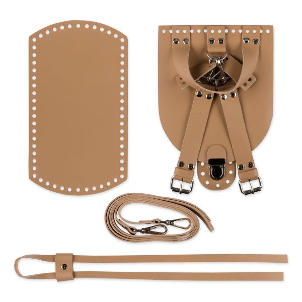 Набор для вязаного рюкзака, 1 шт, 005 бежевый, ZKS-010, Gamma