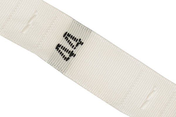 Этикетка-размерник, размер 44, жаккардовая тафта, белый 10х32 мм, 500 шт