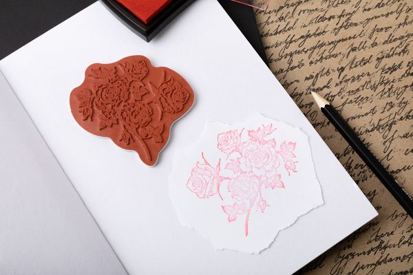 Штамп 5.8х7.2 см, 02 Розовый куст, Mr.Painter TSM-01