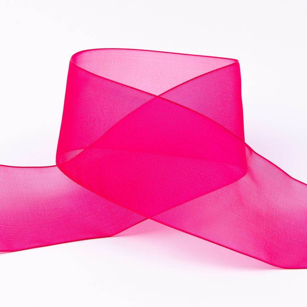 Лента капроновая (органза) 50.0 мм / 5 шт по 5.4 метра, 118 малиновый, Blitz OR-50 Лента капроновая (органза) 50.0 мм / 5 шт по 5.4 метра, 118 малиновый, Blitz OR-50