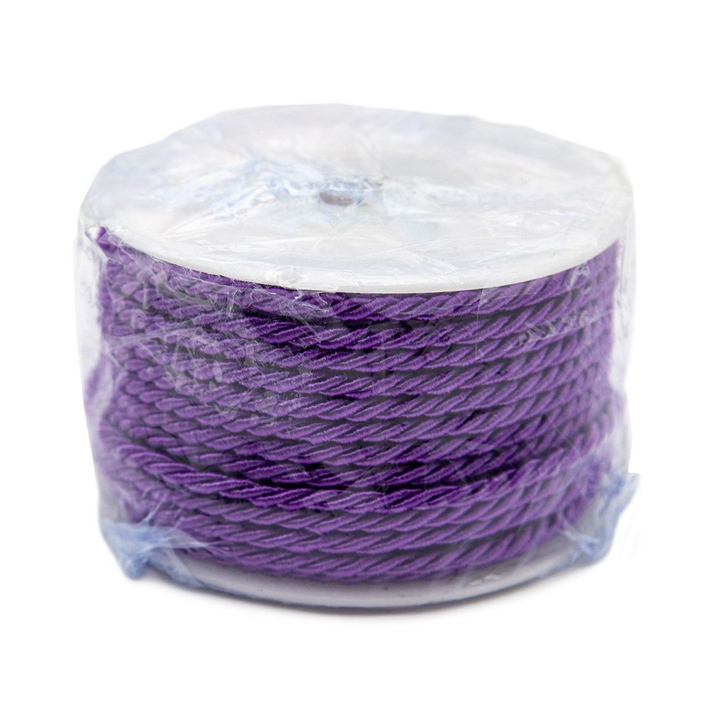 Шнур витой ⌀3.0 мм / 18.29 метров, 28 т-фиолетовый