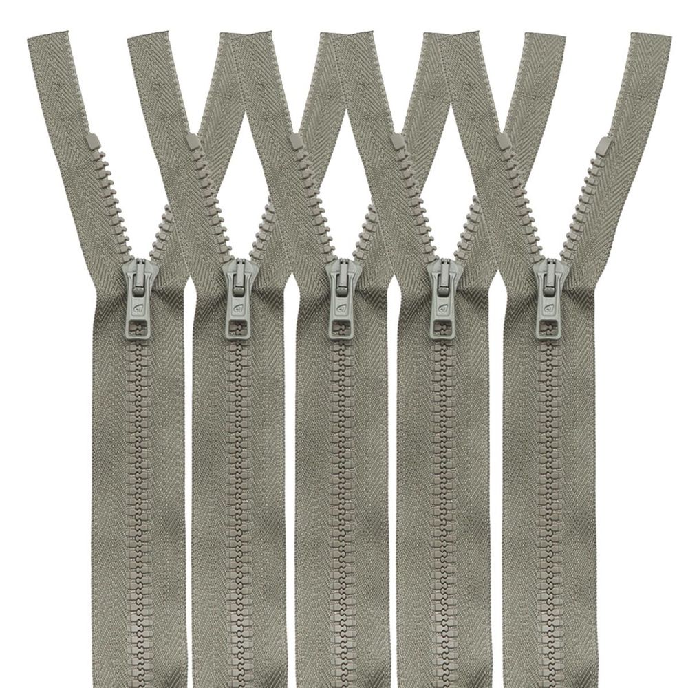 Молния трактор Arta Т6 (6 мм) 1 зам., разъем., 45 см, цв. 110 фисташковый, уп.5 шт