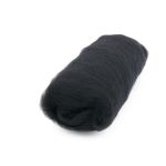 Шерсть для валяния Камтекс Кардочес п/тонкая 1х100 г (27-29 мкр), 003 черный, 558467-4