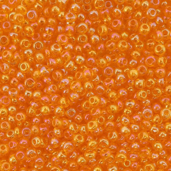 Бисер Preciosa прозрачный с радужным покрытием 10/0, круг.отв, 50 г, (81060)