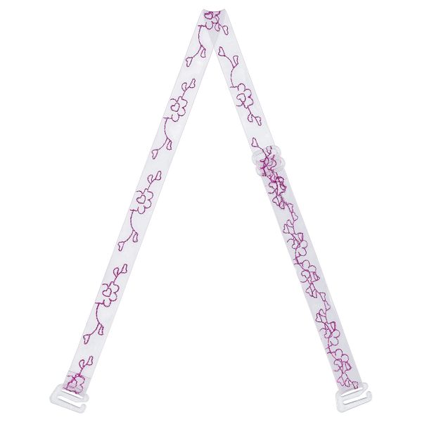 Бретели для бюстгальтера 10 мм, 10 пар, фиолетовый, Gamma BR-1021