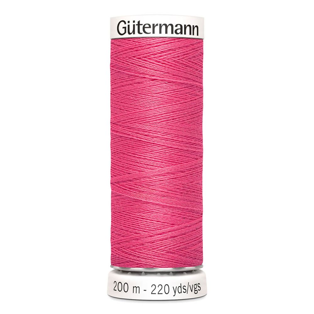 Нитки универсальные Gutermann Sew-all, 200м, 986 неоново-розовый, 1 катушка