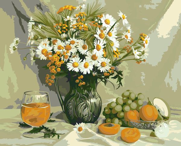 Картина по номерам Фрея, Деревенский натюрморт, 40х50 см