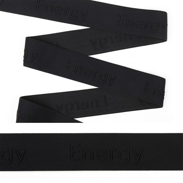 Резинка декоративная с надписью 35.0 мм / 25 метров, ENERGY